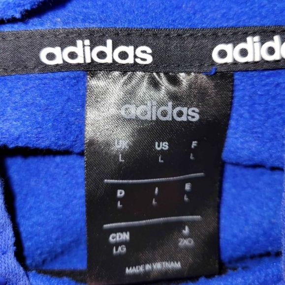 Men's L Adidas Hooded Sweatshirt - Picture 3 of 5